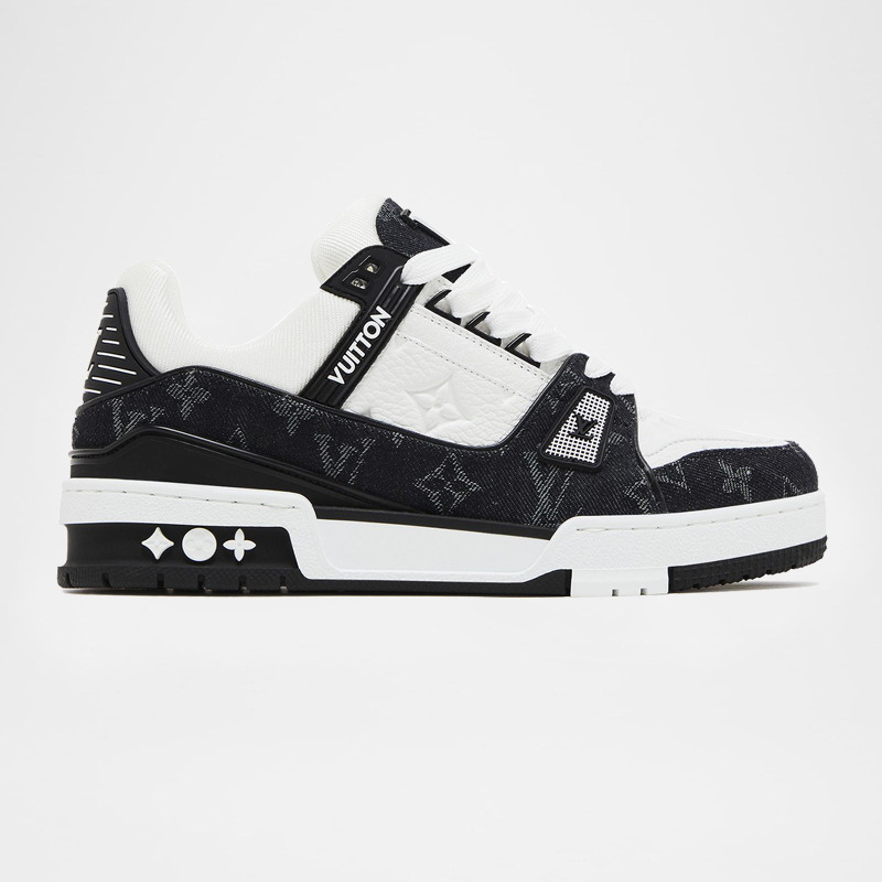 Trainer Sneaker Leather & Denim