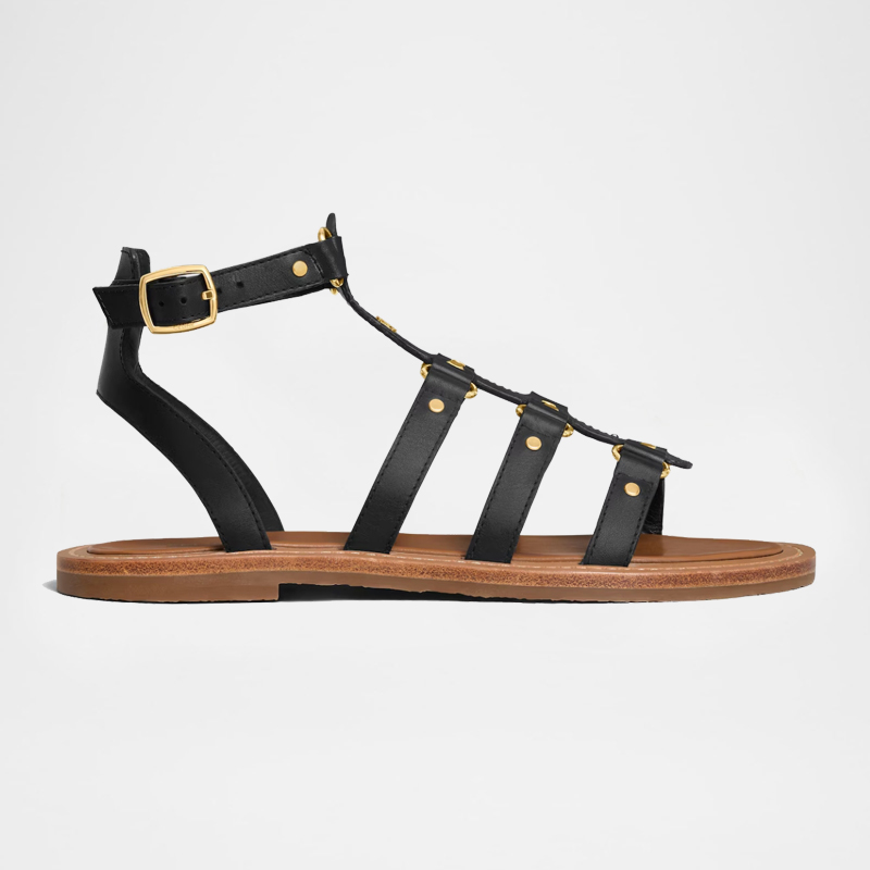 Lympia Calfskin Gladiator Sandals