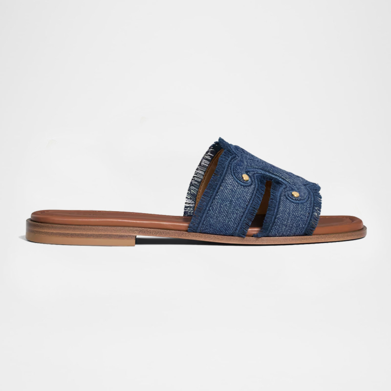 Marina Fringed Slides