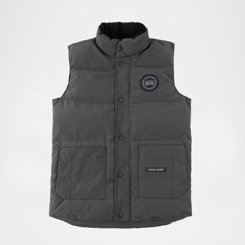Black Freestyle Crew Down Vest Black Label