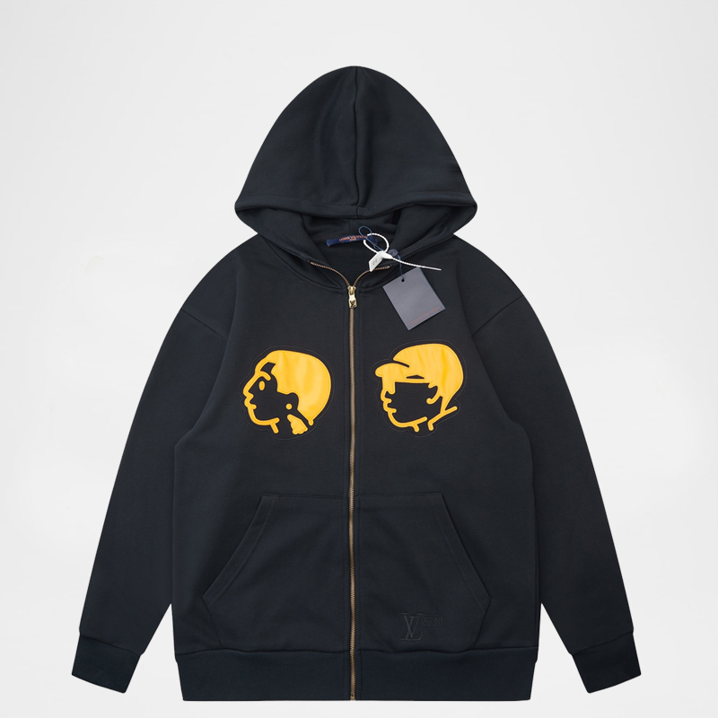 Zipper Hooded Sweatshirts