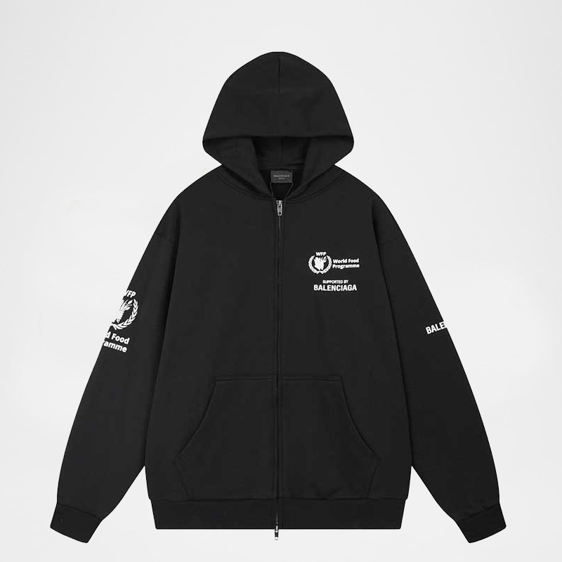 Zipper Hooded Sweatshirts