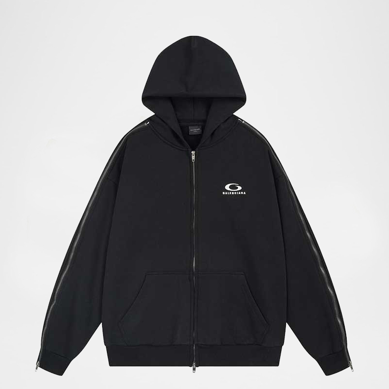 Zipper Hooded Sweatshirts