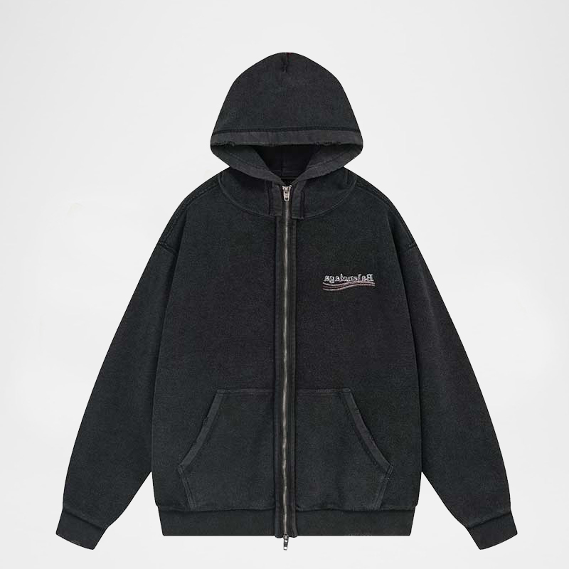 Zipper Hooded Sweatshirts
