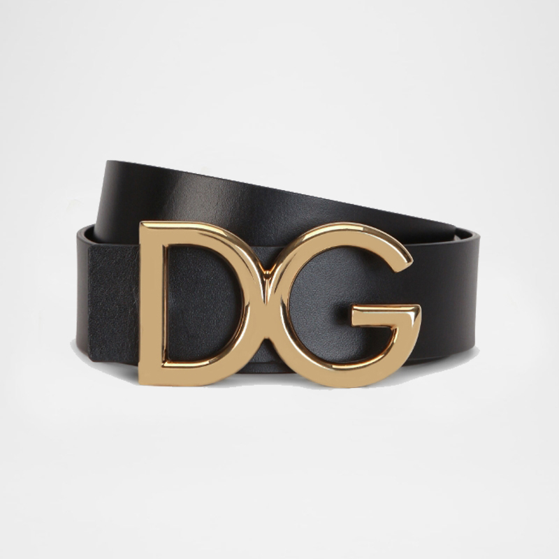 DG Logo Leather Belt