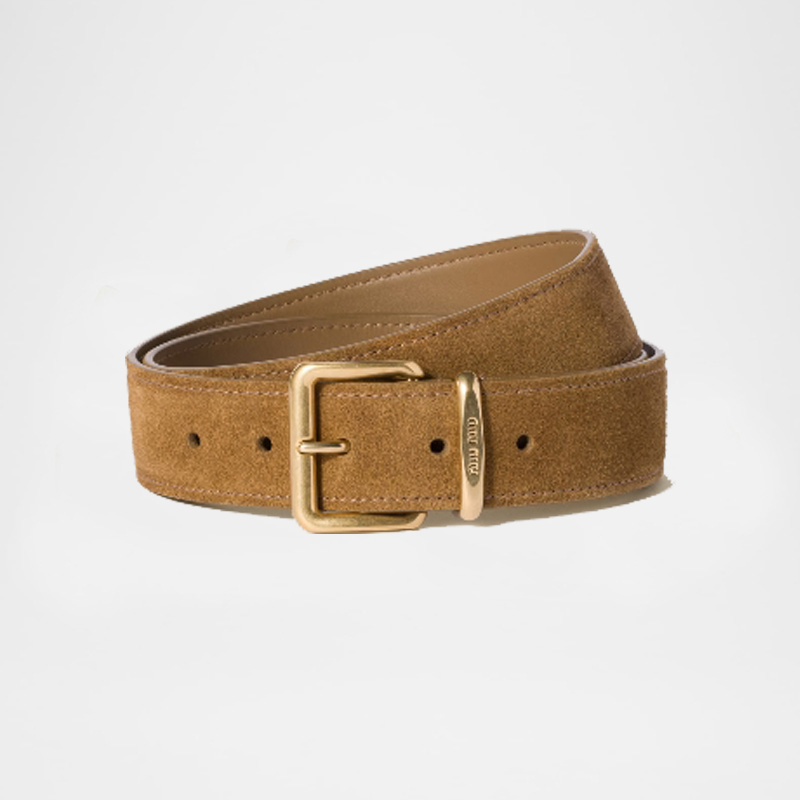 35 Suede Leather Belt