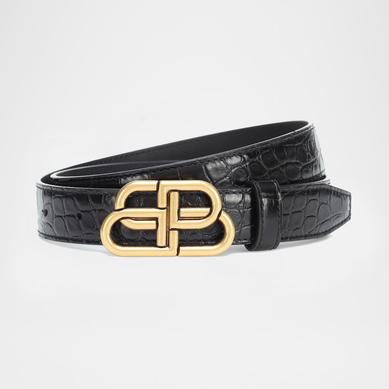 BB Thin Leather Belt