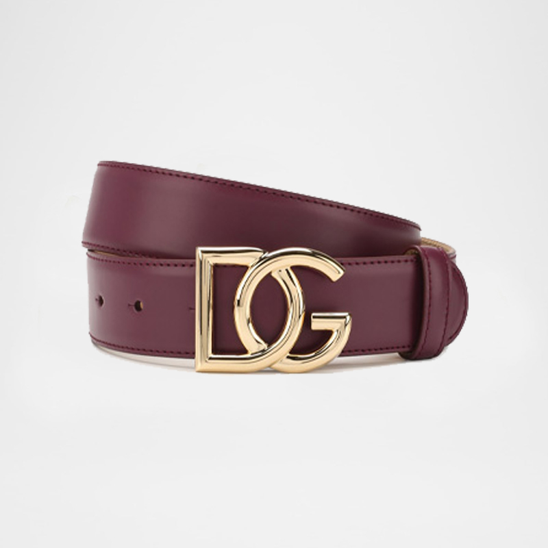 DG Logo Leather Belt