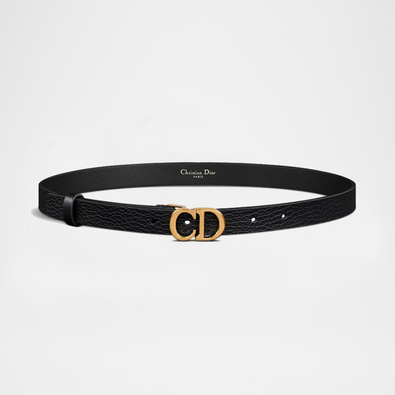 Grained Saddle Leather Belt
