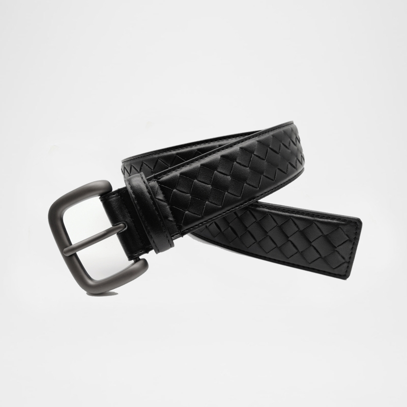 Intrecciato Leather Belt